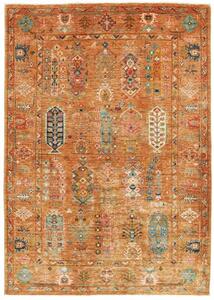 Tappeto Floralia Stilizzato Rame Turchese 126x178 Cm