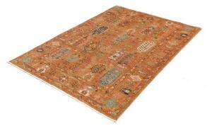 Tappeto Floralia Stilizzato Rame Turchese 126x178 Cm