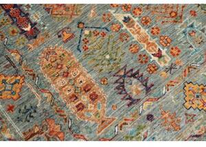 Tappeto Floralia Stilizzato Azzurro Terracotta 123x187 Cm