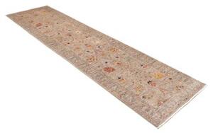 Tappeto Zigler Fine Floreale Grigio Tortora Beige Corsia 79x296 Cm