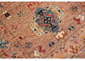 Tappeto Floralia Stilizzato Rosa Antico Blu Petrolio 79x135 Cm