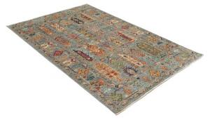 Tappeto Floralia Stilizzato Azzurro Terracotta 123x187 Cm