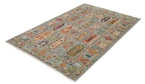 Tappeto Floralia Stilizzato Azzurro Terracotta 123x187 Cm