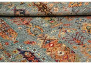 Tappeto Floralia Stilizzato Azzurro Terracotta 123x187 Cm