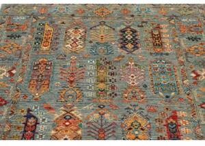 Tappeto Floralia Stilizzato Azzurro Terracotta 123x187 Cm