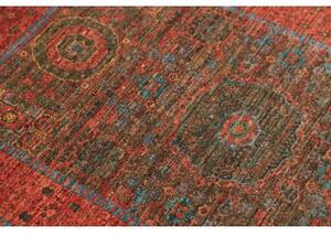 Tappeto Kairo Stilizzato Rosso Verde 81x120 Cm
