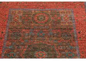 Tappeto Kairo Stilizzato Rosso Verde 81x120 Cm