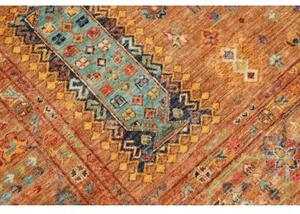 Tappeto Floralia Geometrico Ruggine Blu 171x244 Cm