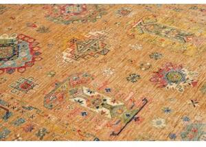 Tappeto Floralia Stilizzato Becco Di Mattone Giallo Ocra 170x235 Cm