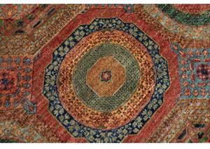 Tappeto Kairo Stilizzato Rosso Ruggine Blu Notte 203x305 Cm