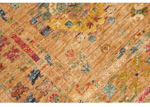 Tappeto Floralia Stilizzato Becco Di Mattone Giallo Ocra 170x235 Cm