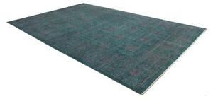 Tappeto Zigler Fine Floreale Verde Petrolio Antracite 244x349 Cm