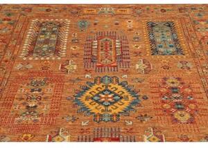 Tappeto Floralia Geometrico Ruggine Blu 171x244 Cm