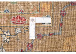 Tappeto Floralia Floreale Marrone Caldo Rosso Mattone 172x232 Cm