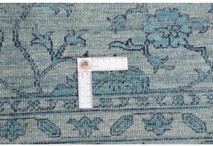Tappeto Zigler Fine Floreale Grigio Chiaro Azzurro Petrolio 202x248 Cm
