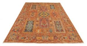 Tappeto Floralia Geometrico Ruggine Blu 171x244 Cm