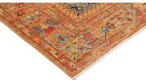Tappeto Floralia Geometrico Ruggine Blu 171x244 Cm