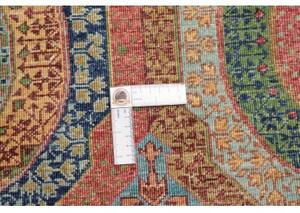 Tappeto Kairo Stilizzato Rosso Ruggine Blu Notte 203x305 Cm