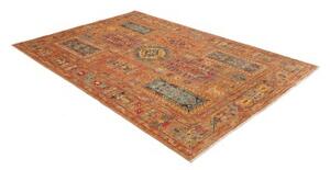 Tappeto Floralia Geometrico Ruggine Blu 171x244 Cm