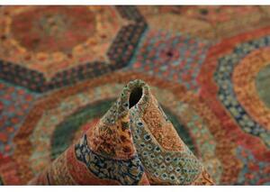 Tappeto Kairo Stilizzato Rosso Ruggine Blu Notte 203x305 Cm