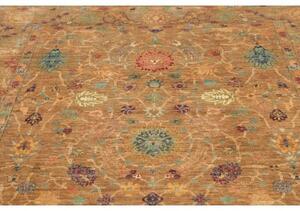 Tappeto Floralia Floreale Marrone Caldo Rosso Mattone 172x232 Cm