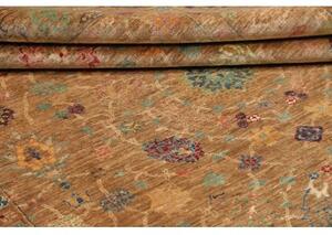 Tappeto Floralia Floreale Marrone Caldo Rosso Mattone 172x232 Cm
