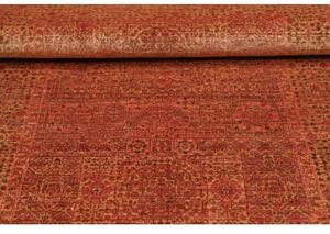 Tappeto Kairo Stilizzato Ruggine Ocra 99x153 Cm
