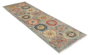 Tappeto Floralia Stilizzato Azzurro Multicolore Corsia 82x240 Cm