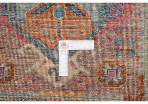 Tappeto Floralia Geometrico Marrone Blu Corsia 75x204 Cm