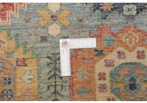 Tappeto Floralia Stilizzato Azzurro Multicolore Corsia 82x240 Cm