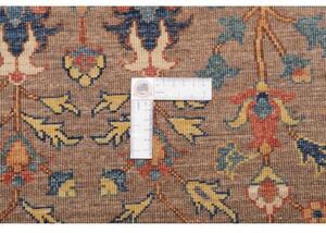 Tappeto Floralia Floreale Terracotta Blu Scuro Corsia 79x301 Cm