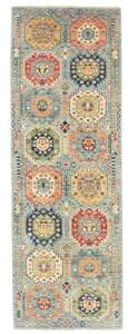 Tappeto Floralia Stilizzato Azzurro Multicolore Corsia 82x240 Cm