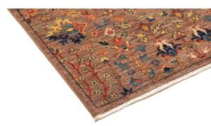 Tappeto Floralia Floreale Terracotta Blu Scuro Corsia 79x301 Cm