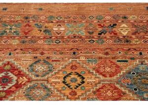 Tappeto Istintia Geometrico Ruggine Multicolore Corsia 81x296 Cm