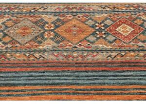Tappeto Istintia Geometrico Blu Petrolio Terracotta 97x153 Cm