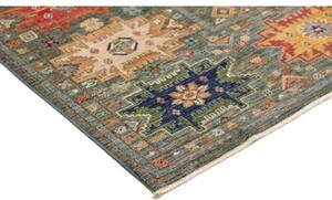 Tappeto Floralia Geometrico Verde Petrolio Multicolore 148x197 Cm