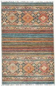 Tappeto Istintia Geometrico Blu Petrolio Terracotta 97x153 Cm