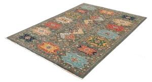 Tappeto Floralia Geometrico Verde Petrolio Multicolore 148x197 Cm