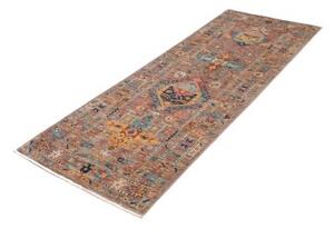 Tappeto Floralia Geometrico Marrone Blu Corsia 75x204 Cm