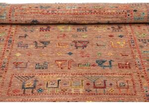Tappeto Istintia Figurativo Rosso Mattone Blu 100x149 Cm