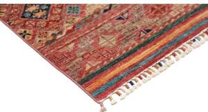 Tappeto Istintia Geometrico Rosso Mattone Ocra Corsia 79x244 Cm