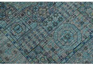 Tappeto Kairo Stilizzato Azzurro Grigio Corsia 80x293 Cm