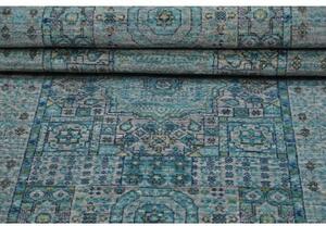 Tappeto Kairo Stilizzato Azzurro Grigio Corsia 80x293 Cm