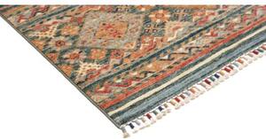 Tappeto Istintia Geometrico Blu Petrolio Terracotta 97x153 Cm