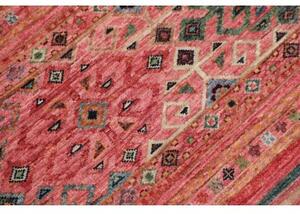 Tappeto Istintia Geometrico Rosso Rosa 78x193 Cm