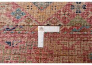 Tappeto Istintia Geometrico Rosso Mattone Ocra Corsia 79x244 Cm