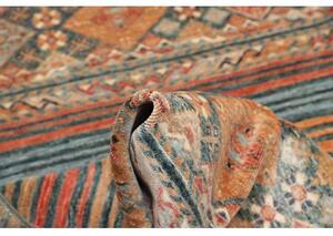 Tappeto Istintia Geometrico Blu Petrolio Terracotta 97x153 Cm