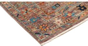 Tappeto Floralia Geometrico Marrone Blu Corsia 75x204 Cm