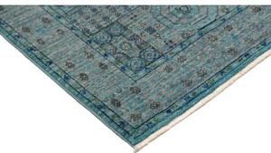 Tappeto Kairo Stilizzato Azzurro Grigio Corsia 80x293 Cm