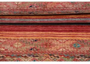 Tappeto Istintia Geometrico Rosso Mattone Ocra Corsia 79x244 Cm